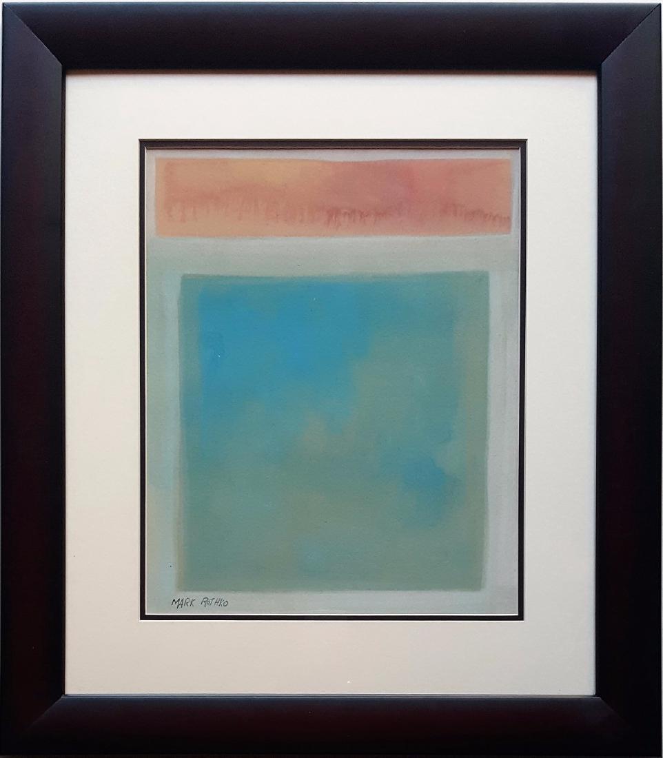 Mark ROTHKO watercolor on paper signed painting (1 of 3)
