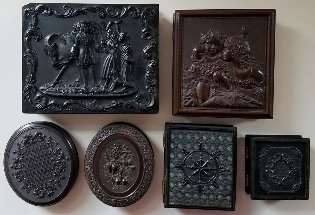 SIX DAGUERREOTYPE CASES & FIVE DAGS (1 of 3)