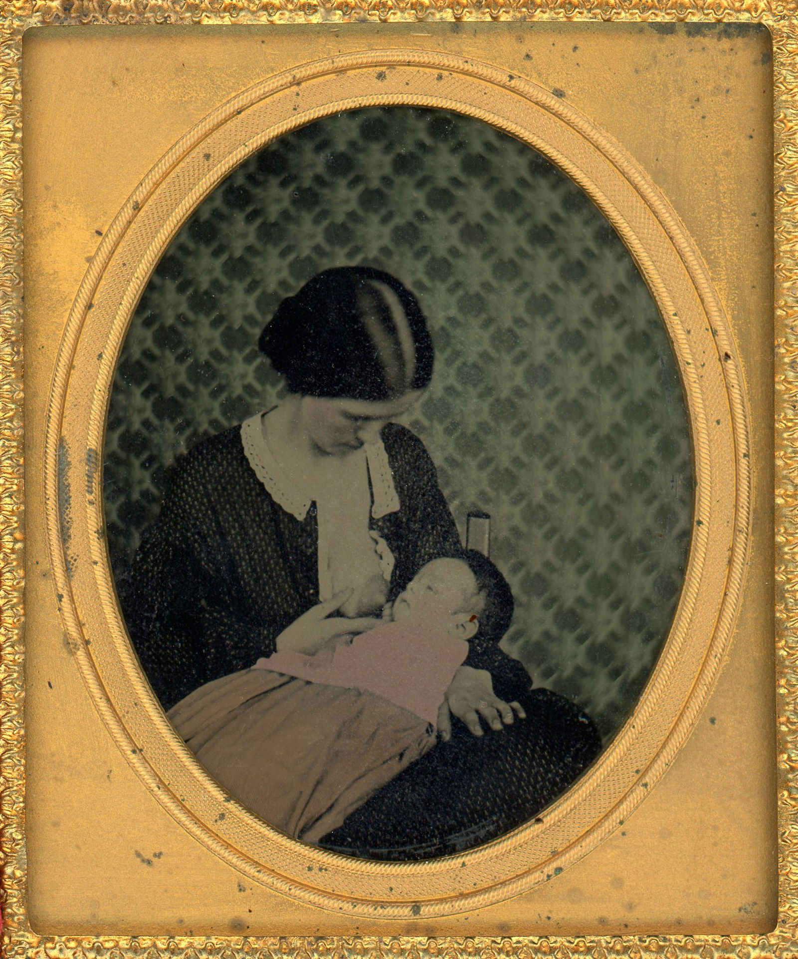 [Tintype] Young Mother Breastfeeding (1 of 7)