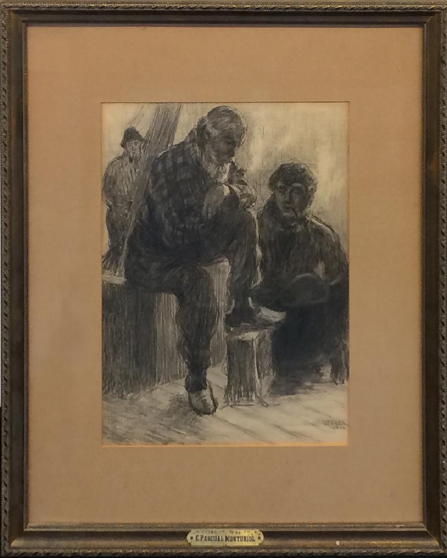 Enrique Pascual Monturiol (1886-1933) - Untitled (Man (1 of 2)