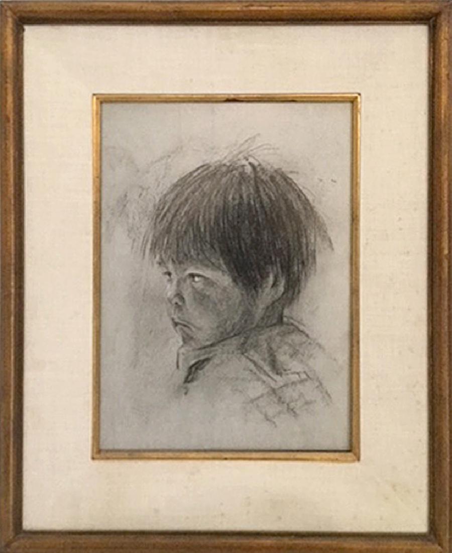 Ray Swanson (b. 1937) - Navajo Baby (1 of 3)