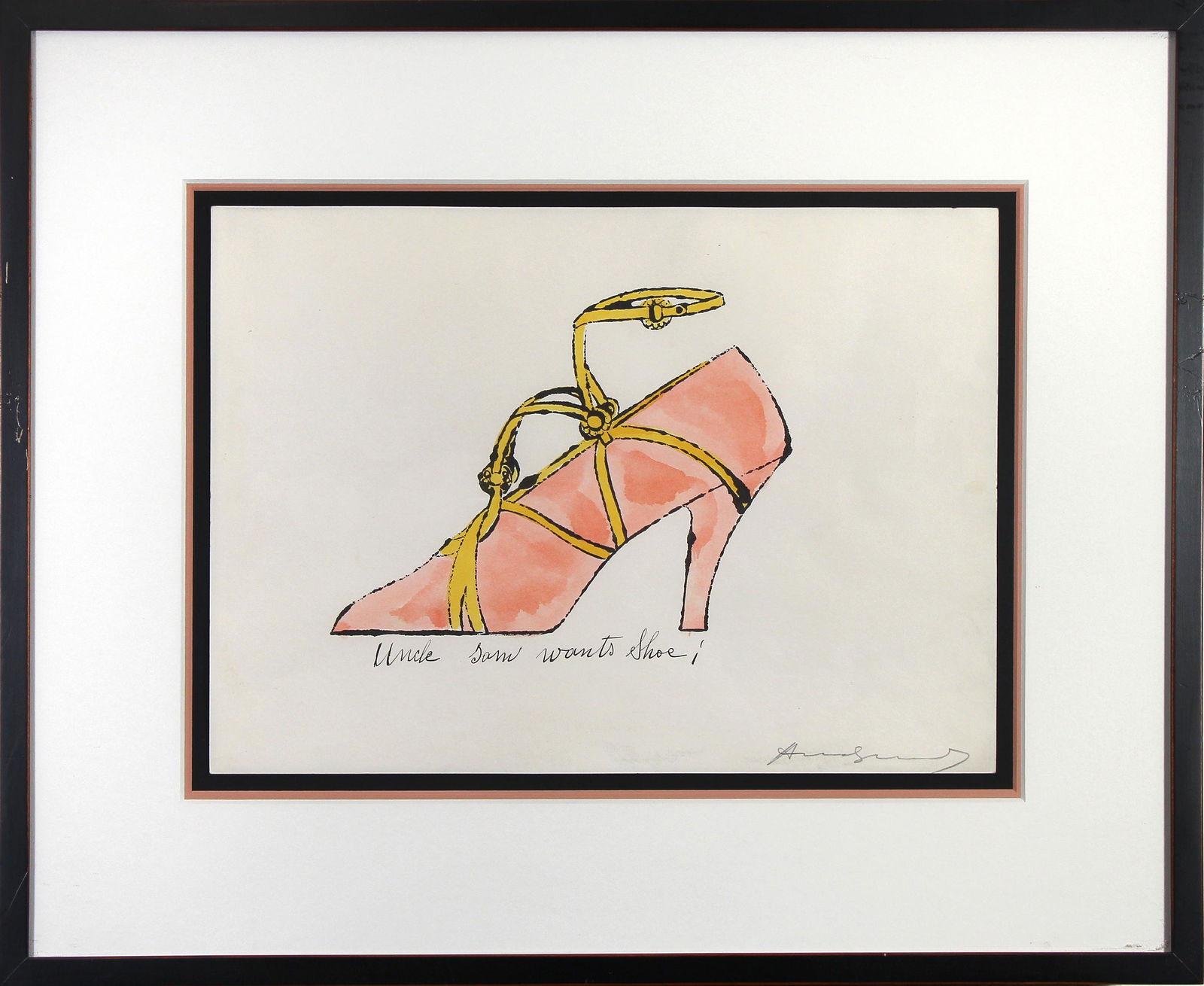 Andy Warhol, Uncle Sam Wants Shoe! (1 of 1)