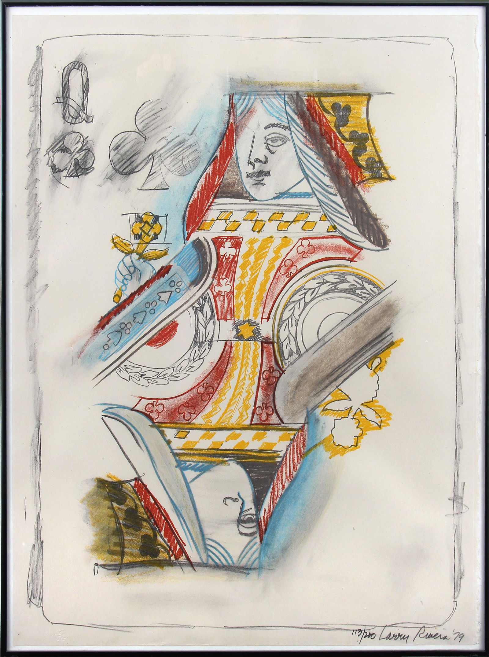Larry Rivers, Queen of Clubs (1 of 1)