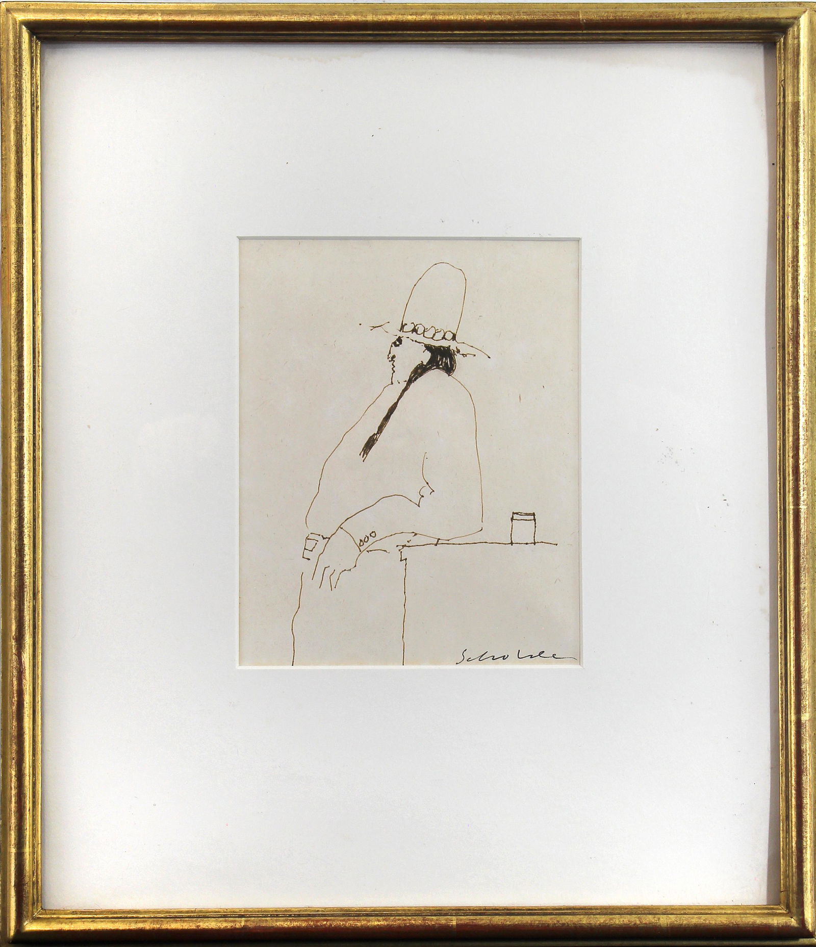 Fritz Scholder, Untitled (Indian at the Bar) (1 of 2)