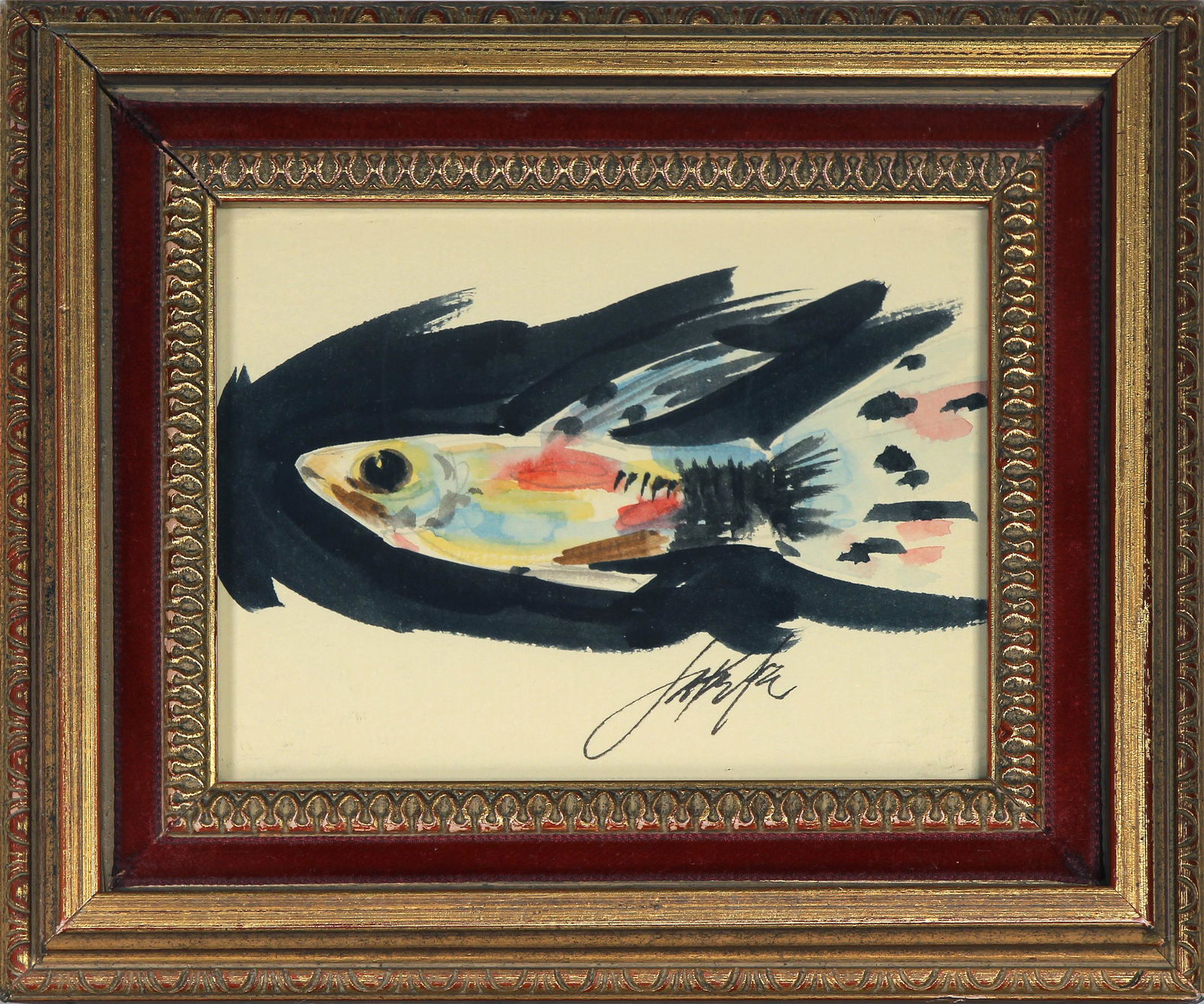 Jake Lee, Untitled (Swimming Fish) (1 of 1)