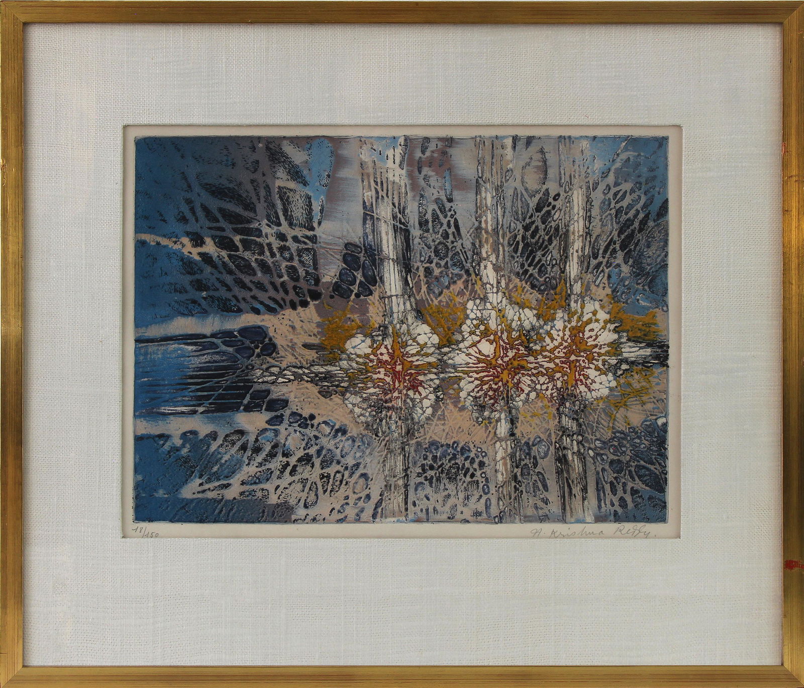 Unknown Artist, (Abstract Blue, Red, Yellow) (1 of 1)