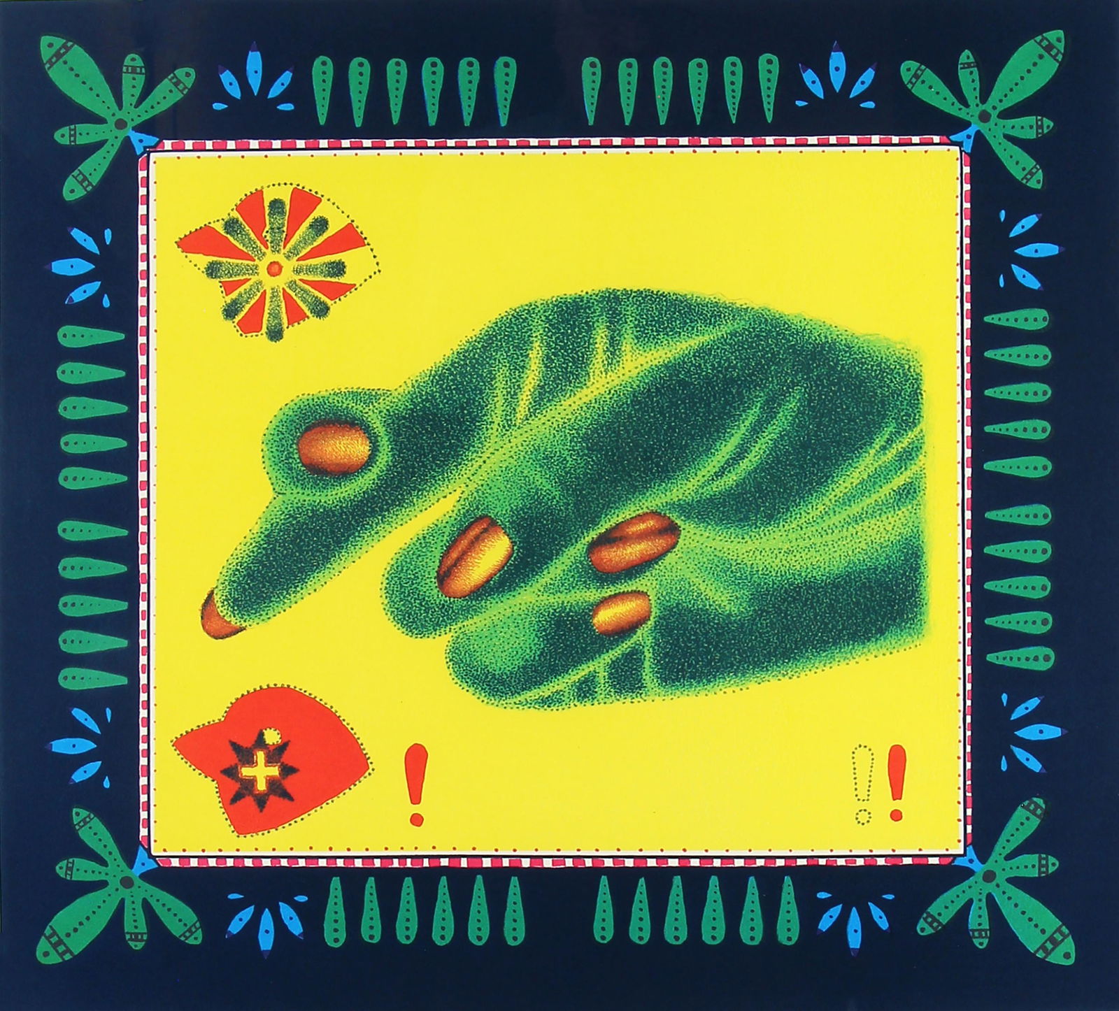 Ed Paschke, Citroid: ARTIST: Ed Pashke (1939-2004) MEDIUM: Lithograph in Colors DATE: 2000 DIMENSIONS: 19 x 21 in. (image); 24 x 25.75 in. (sheet); 27.125 x 28.875 in. (framed) SIGNATURE: Signed in pencil LL 4/30, LC Citr