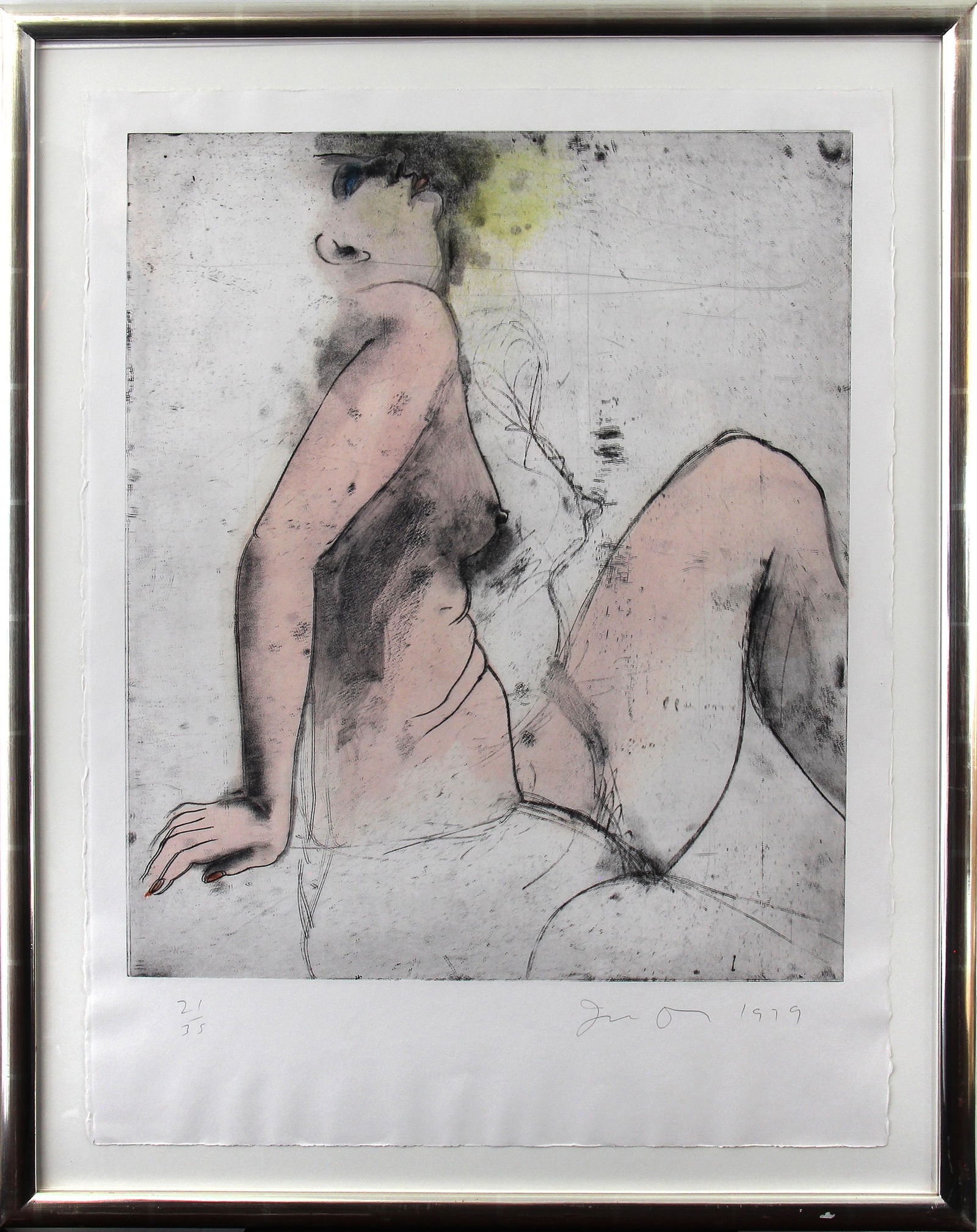 Jim Dine, The Swimmer (1 of 2)