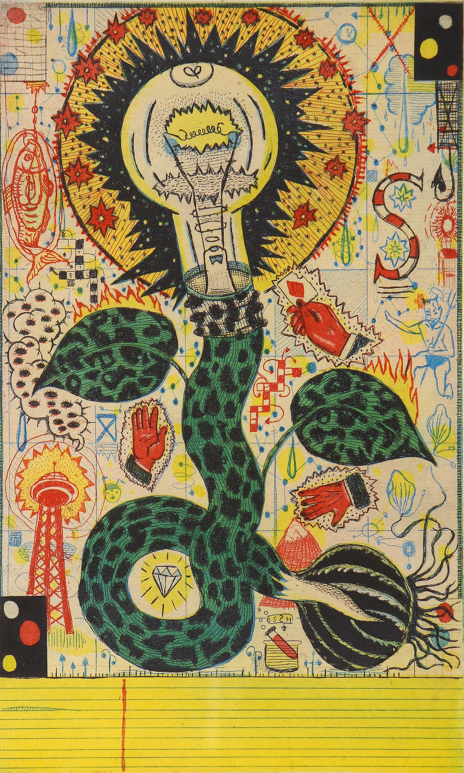 Tony Fitzpatrick, Lightning Plant (1 of 3)
