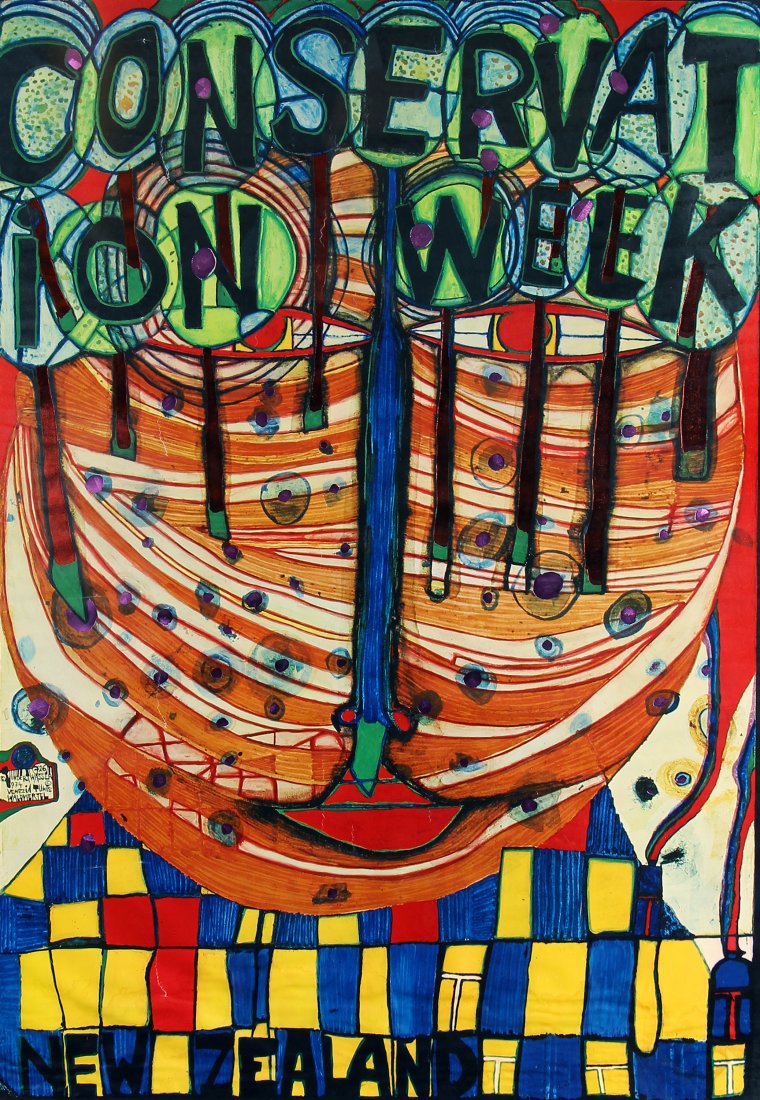 Friedensreich Hundertwasser, Conservation Week (1 of 3)