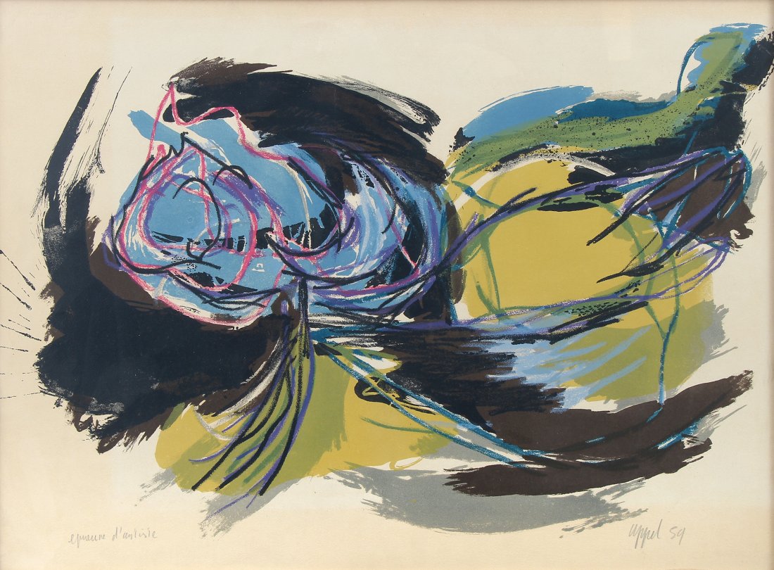 Karel Appel, Bird in Flight (1 of 3)