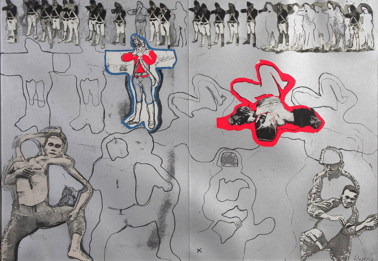 Larry Rivers, Those who Fire, Those Who Run (1 of 2)