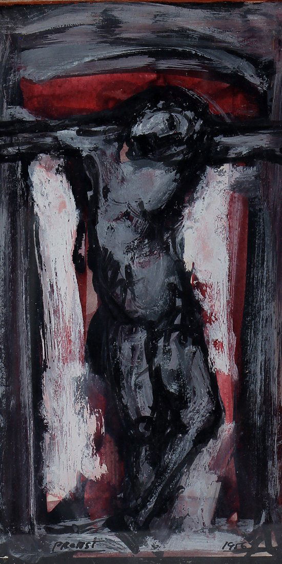 Joachim Probst, Red Crucifix (1 of 4)