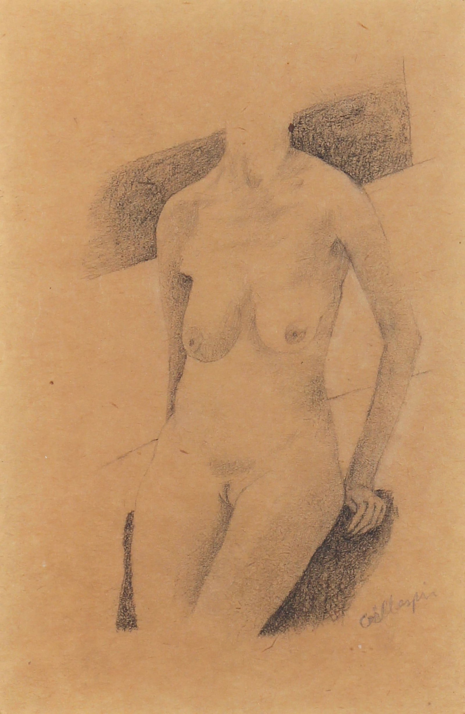 Gregory Gillespie, 3/4 Figure (1 of 4)