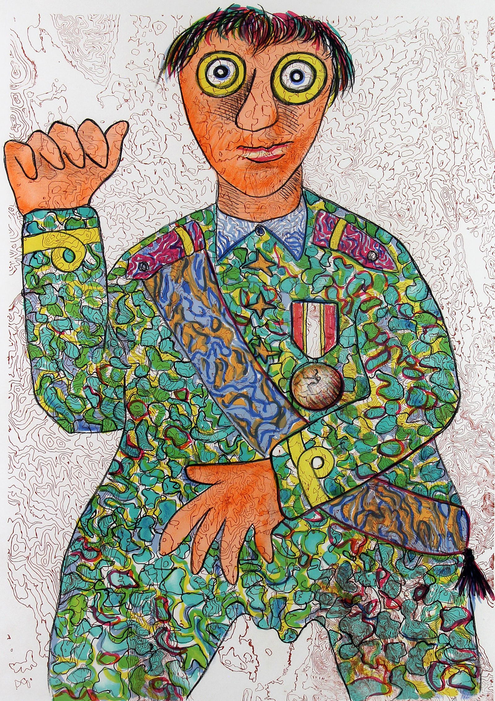 Unknown Artist, Untitled (Man with a Medal) (1 of 3)