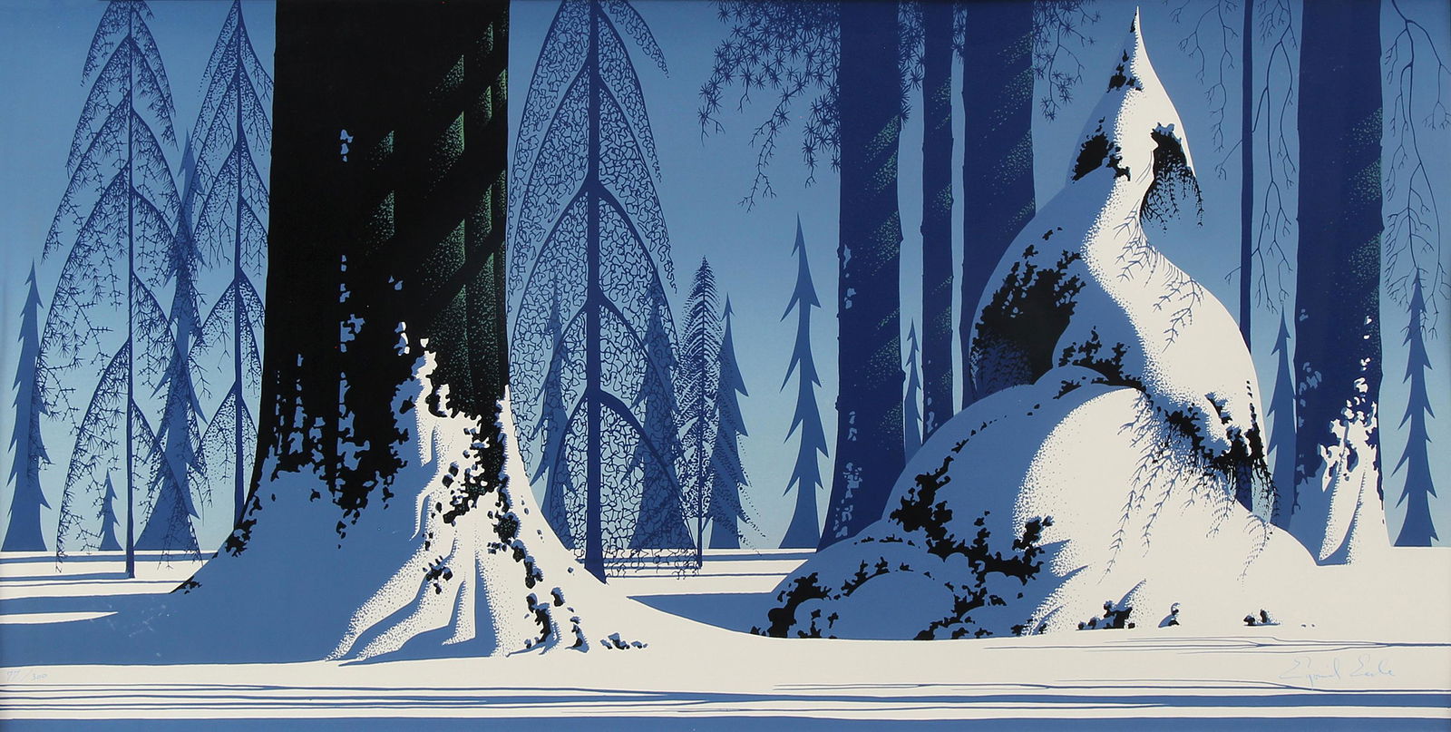 Eyvind Earle, Winter (1 of 4)