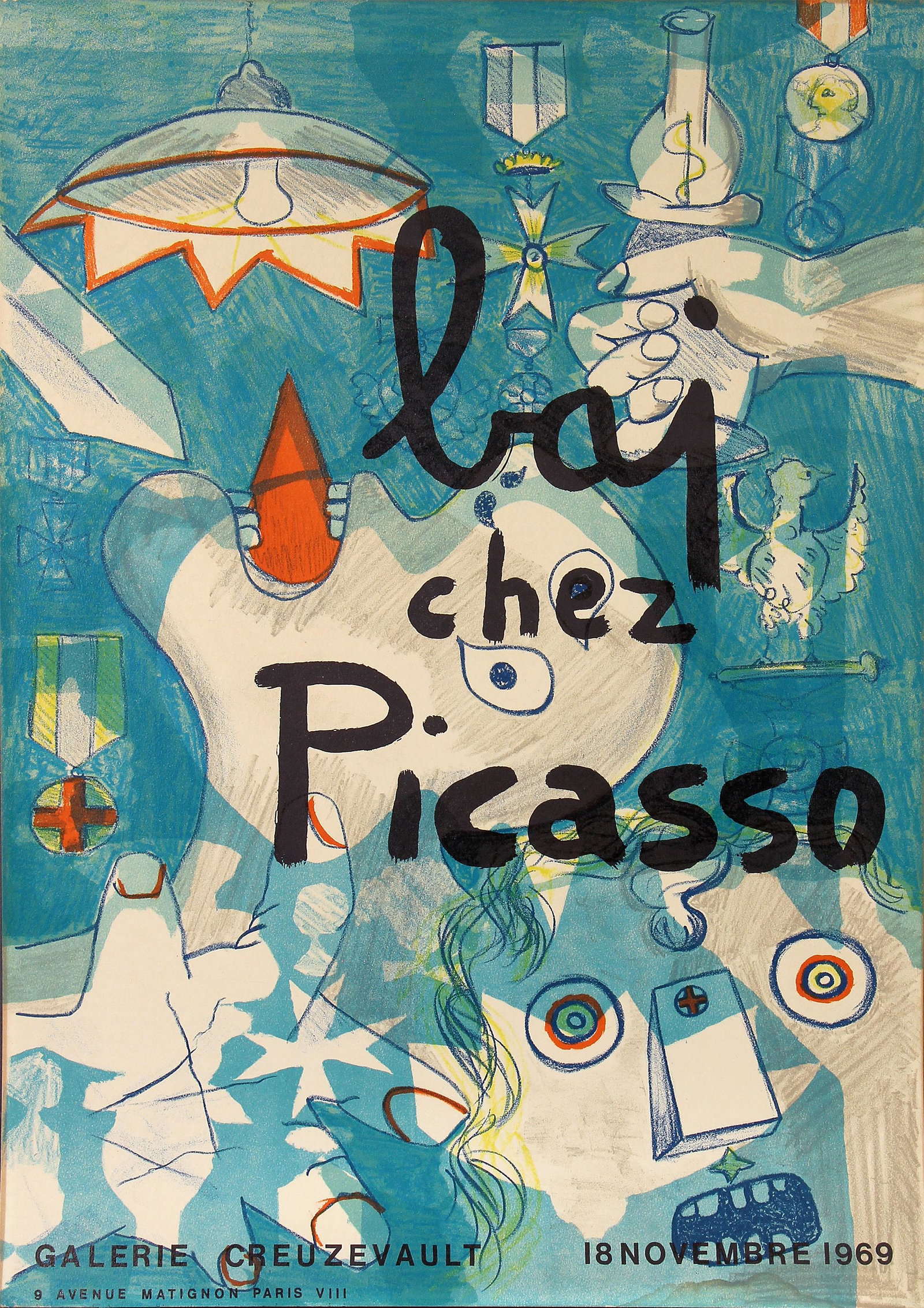 Enrico, Baj Chez Picasso (Exhibition Poster) (1 of 1)