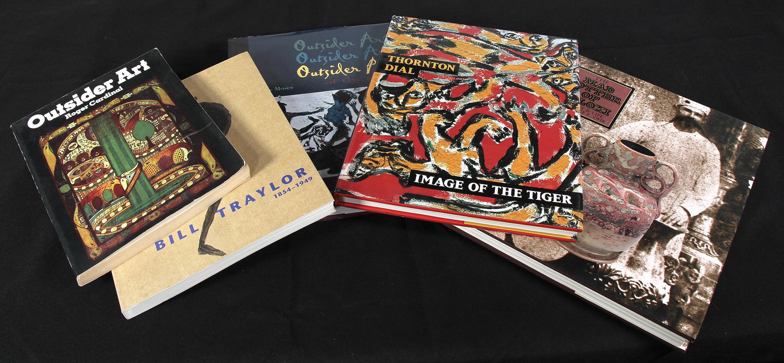 Outsider Art Collection of five art books (1 of 2)