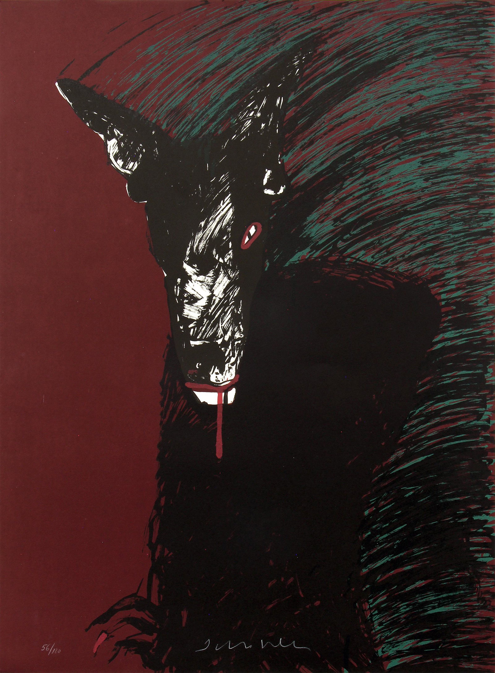 Fritz Scholder, Portrait of a Werewolf (1 of 1)