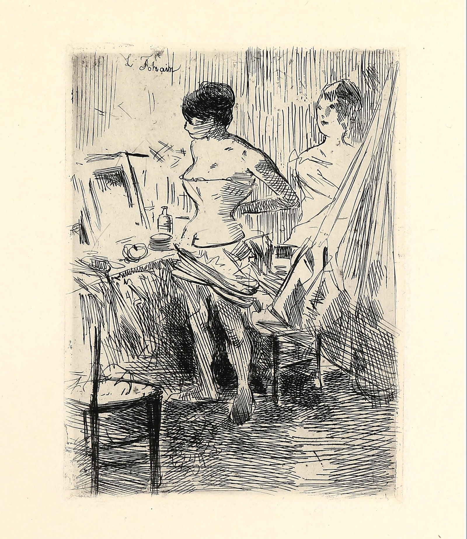 Jean-Louis Forain, Dancers in Their Dressing Room (1 of 2)