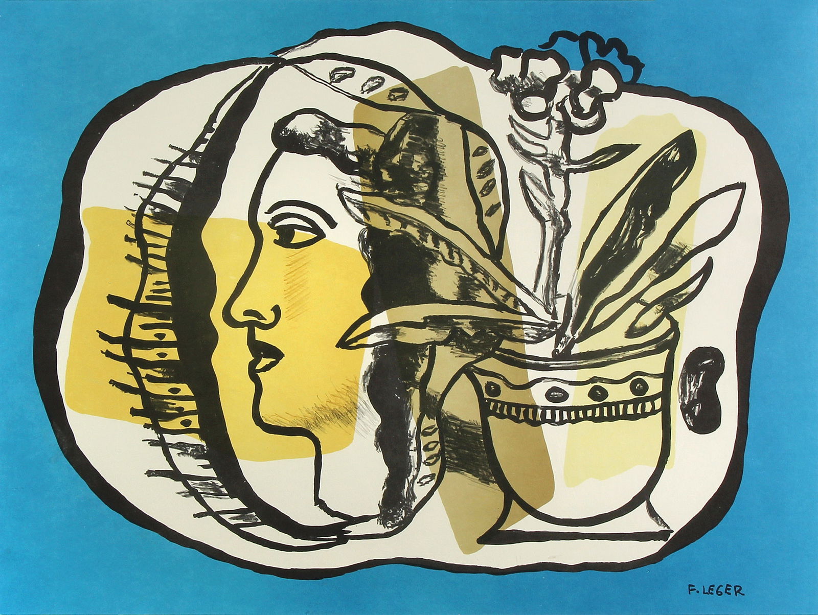 Fernand Leger, Composition au Profile (1 of 2)