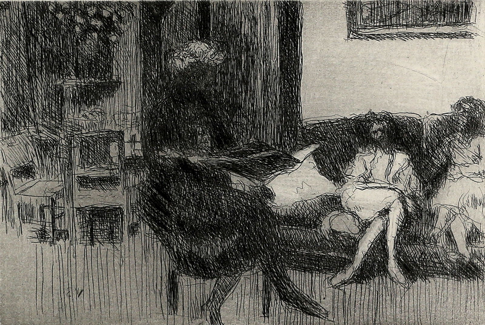 Edouard Vuillard, Interieur Au Canape (1 of 2)