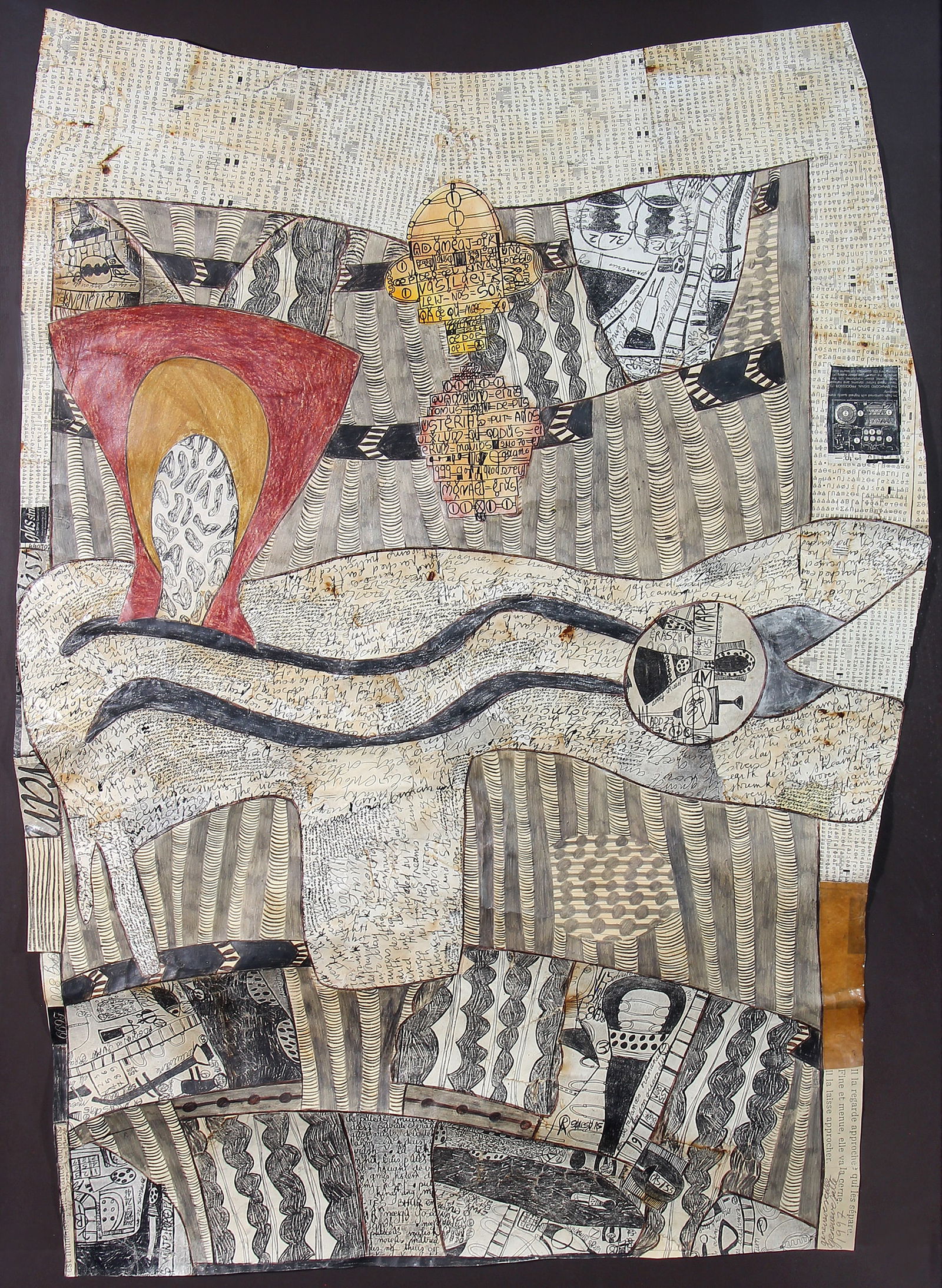 Genevieve Seille, Untitled (Il la regarde) (1 of 3)