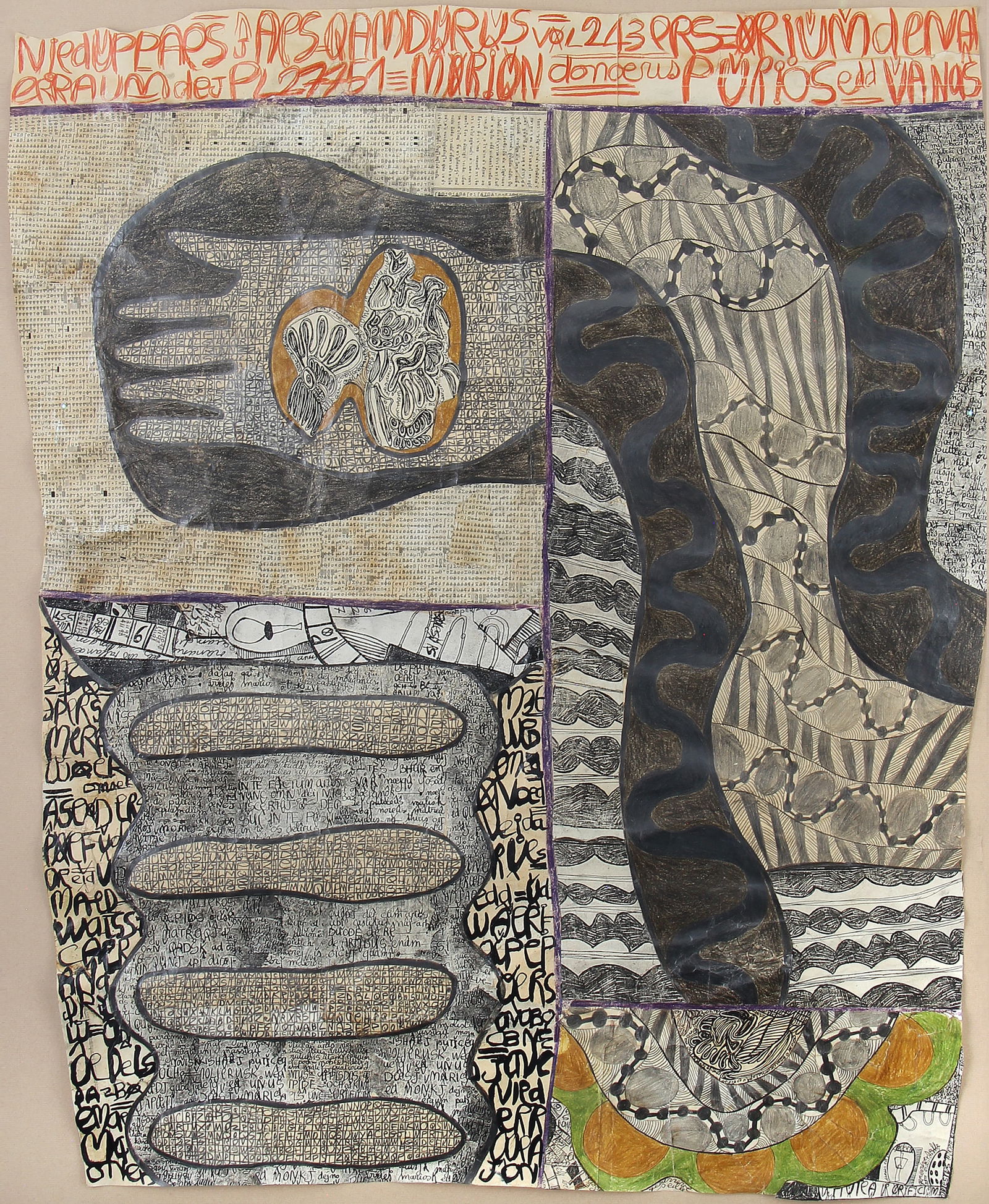 Genevieve Seille, Untitled (Porios & Palm) (1 of 3)