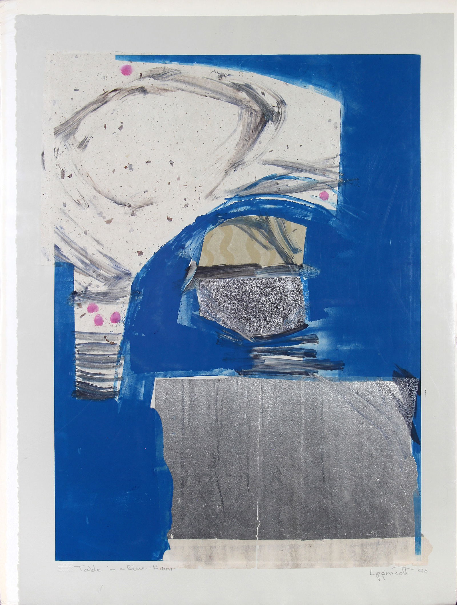 Janet Lippincott, Table in a Blue Room (1 of 2)