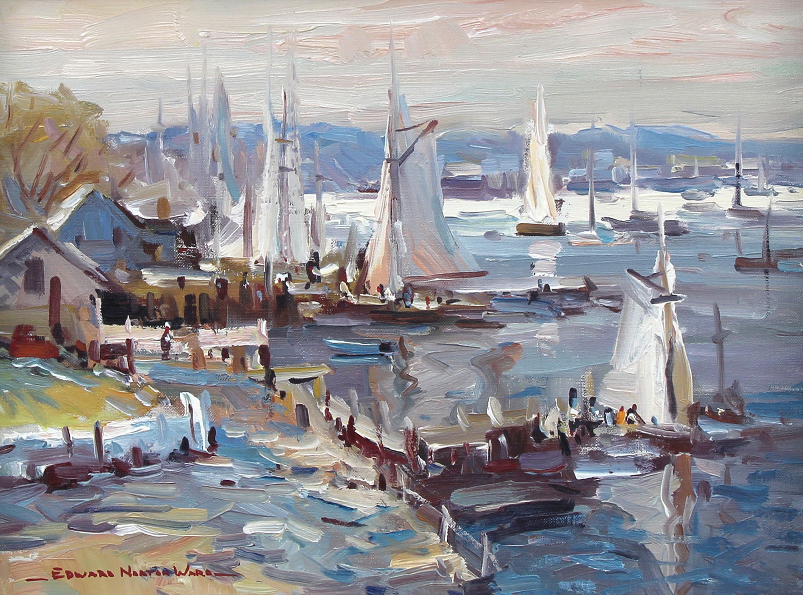 Edward Norton Ward, Sailing Party (1 of 3)