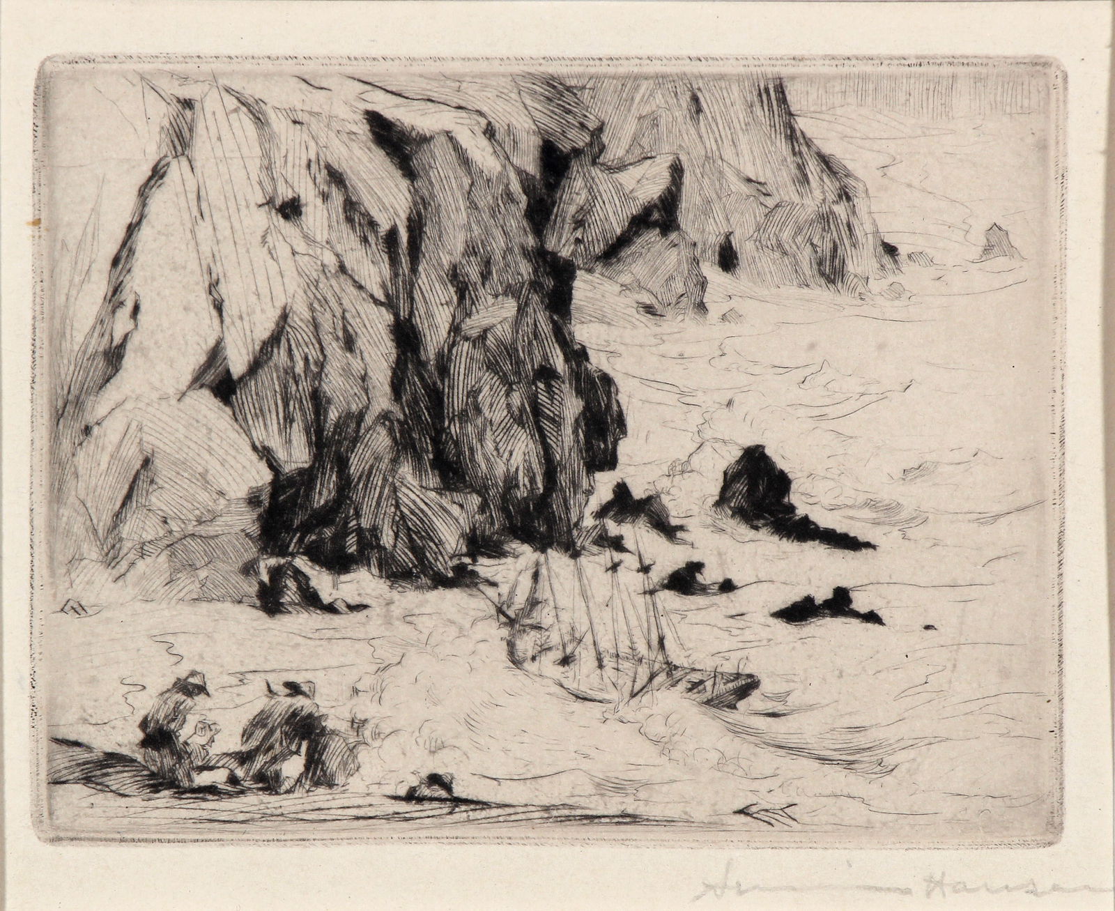 Armin Carl Hansen NA, Windward Shore (1 of 2)