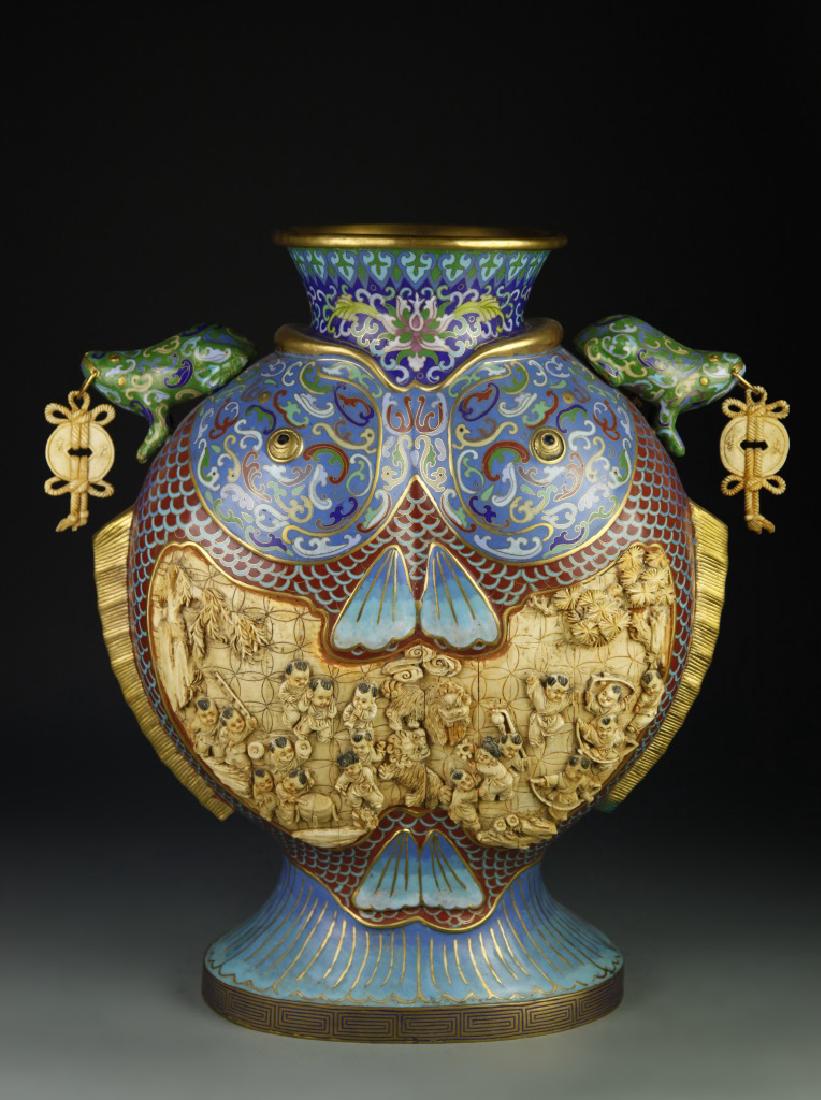 Chinese Cloisonne Vase (1 of 7)