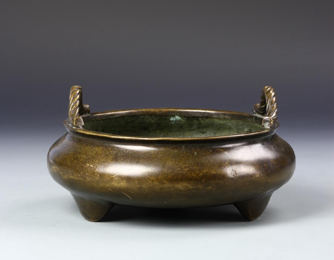 Chinese Bronze Tripod Censor (1 of 6)
