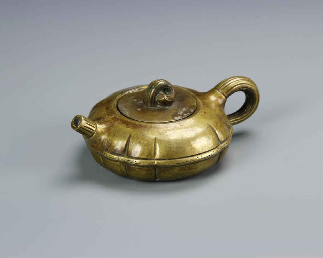 Chinese Brass Teapot (1 of 6)
