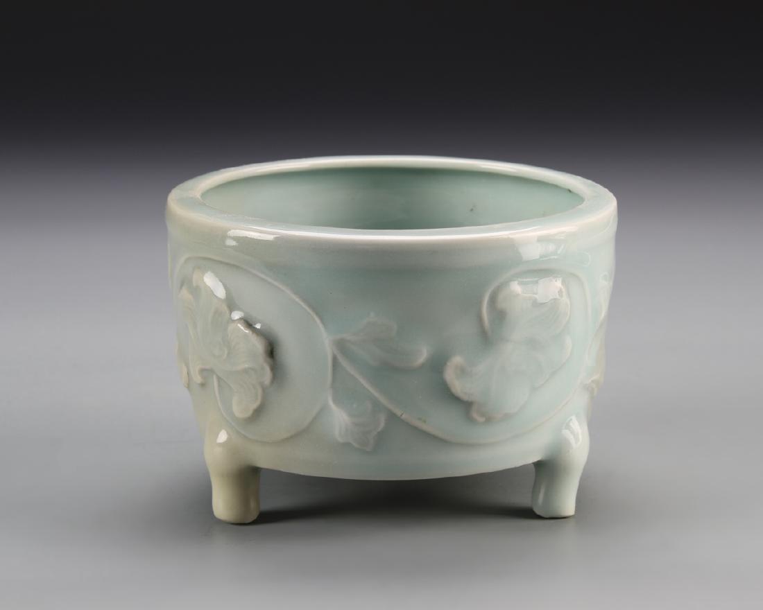 Chinese Antique Longquan Ware Tripod Censer (1 of 4)