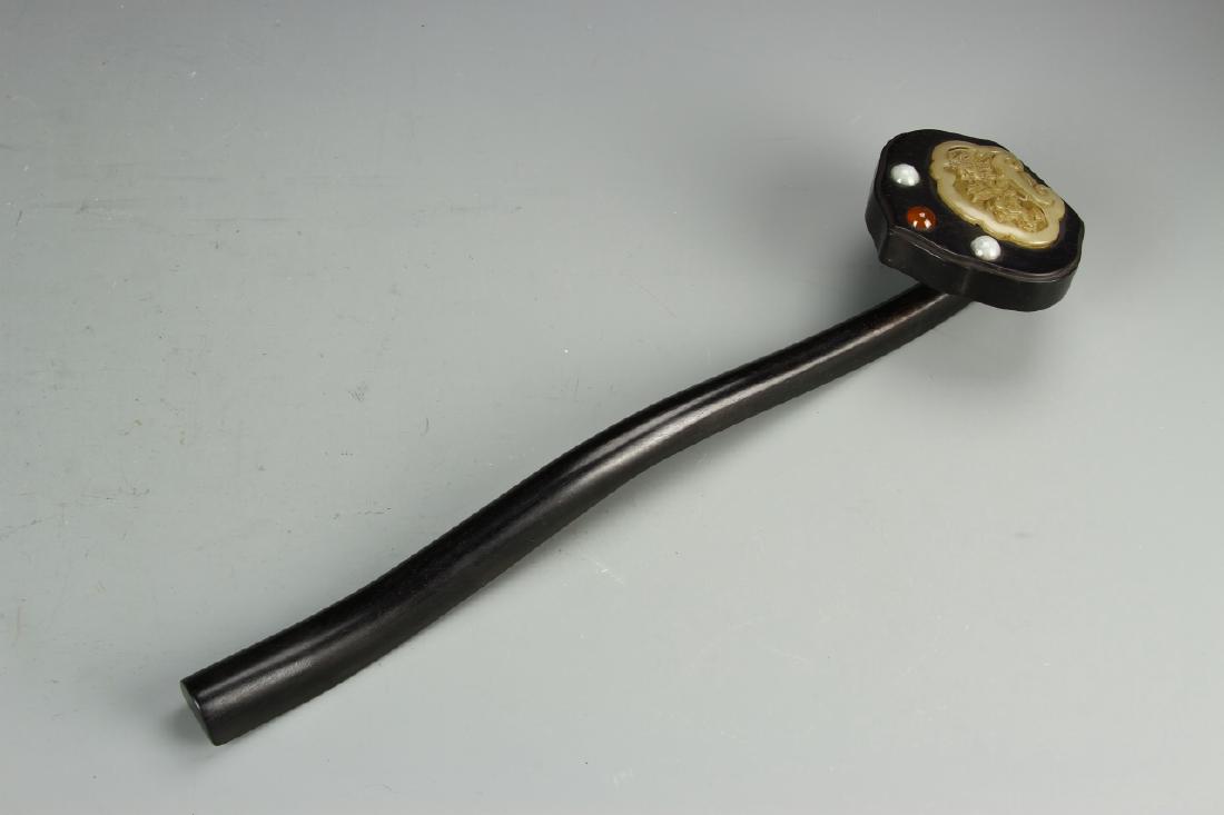 Chinese Harwood Ruyi Scepter (1 of 4)