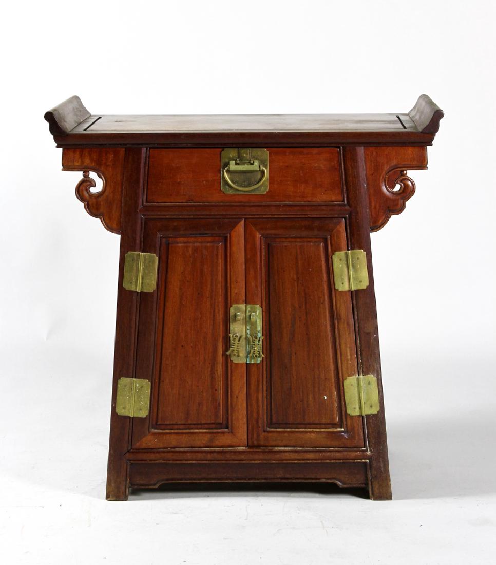 Chinese Hardwood End Table (1 of 9)