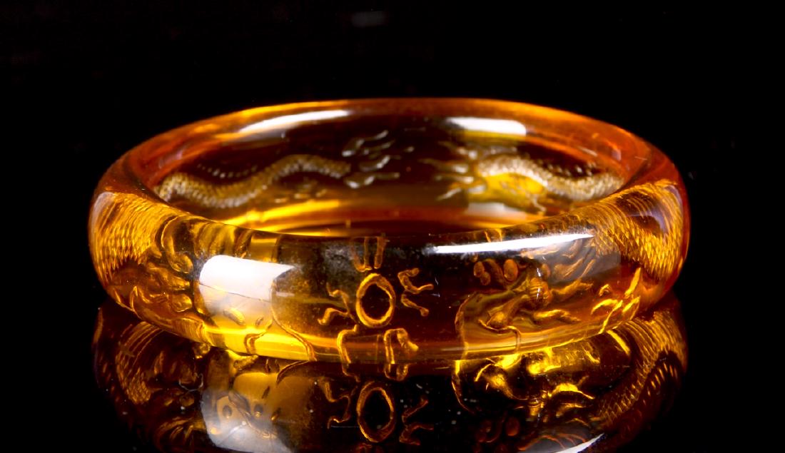 Chinese Amber Bangle (1 of 4)