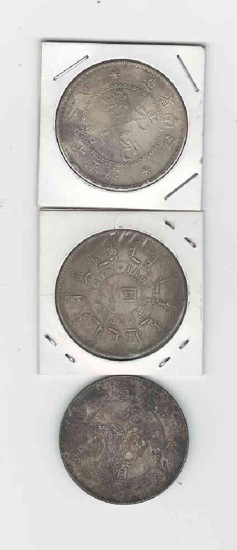 Three Chinese Metal Coins (1 of 2)