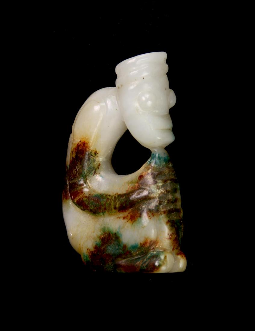 Chinese Antique Jade Man Figure (1 of 3)