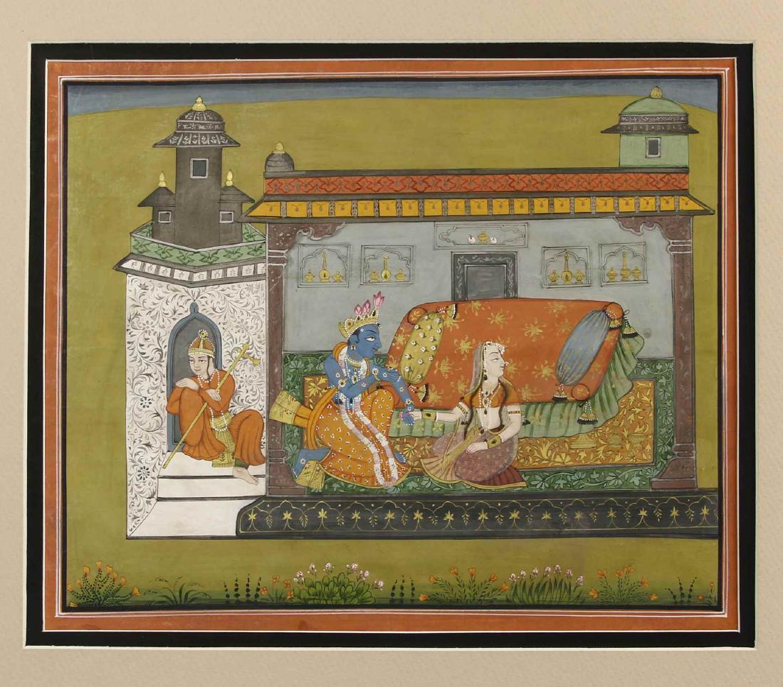 Indian Rajasthani Miniature Painting (1 of 1)
