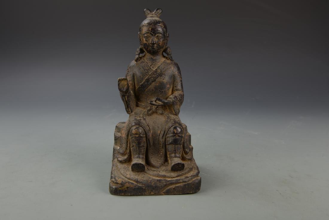 Chinese Antique Bronze Buddha Figure (1 of 5)