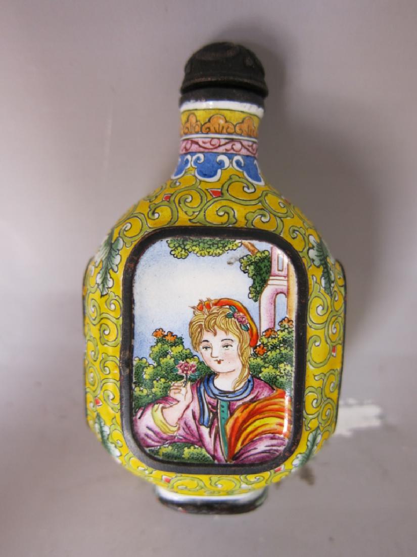 Chinese Cloisonne Snuff Bottle (1 of 6)