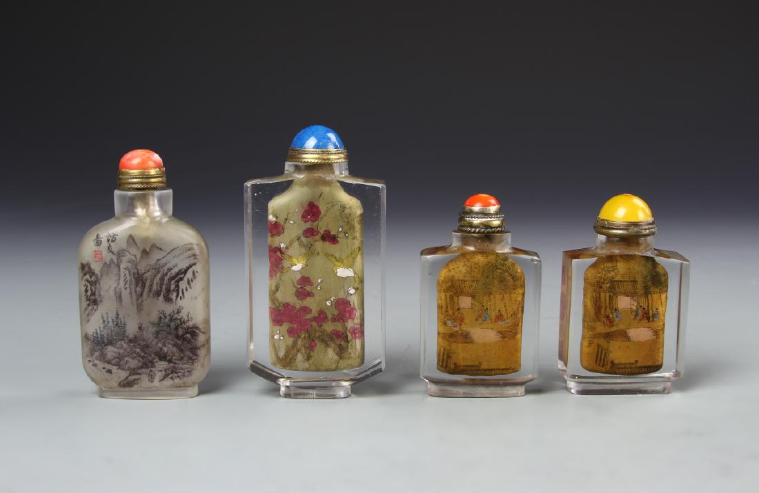 Four Chinese Snuff Bottle (1 of 4)