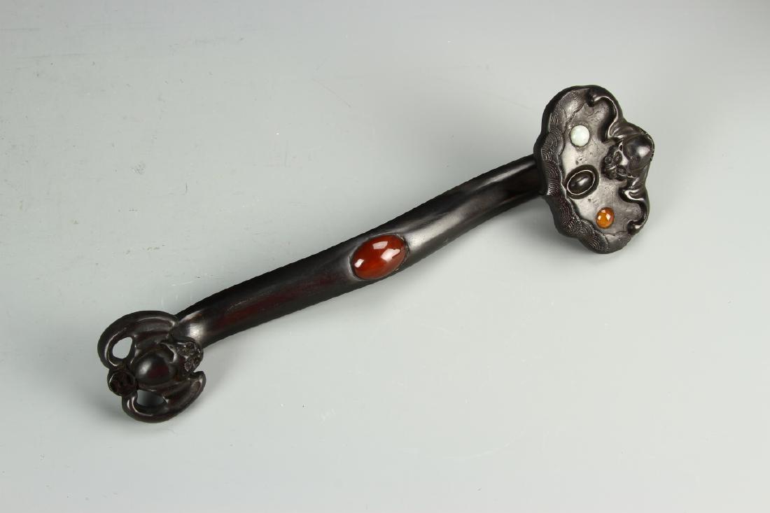 Chinese Wood Ruyi Scepter (1 of 4)