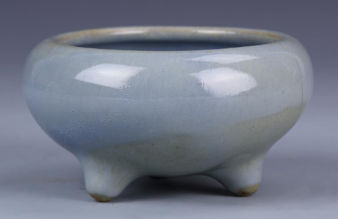 Chinese Antique Jun Ware Tripod Censer (1 of 1)