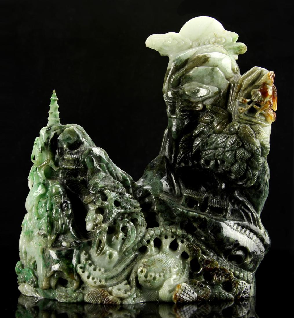 Chinese Carved Jadeite Mountain (1 of 1)