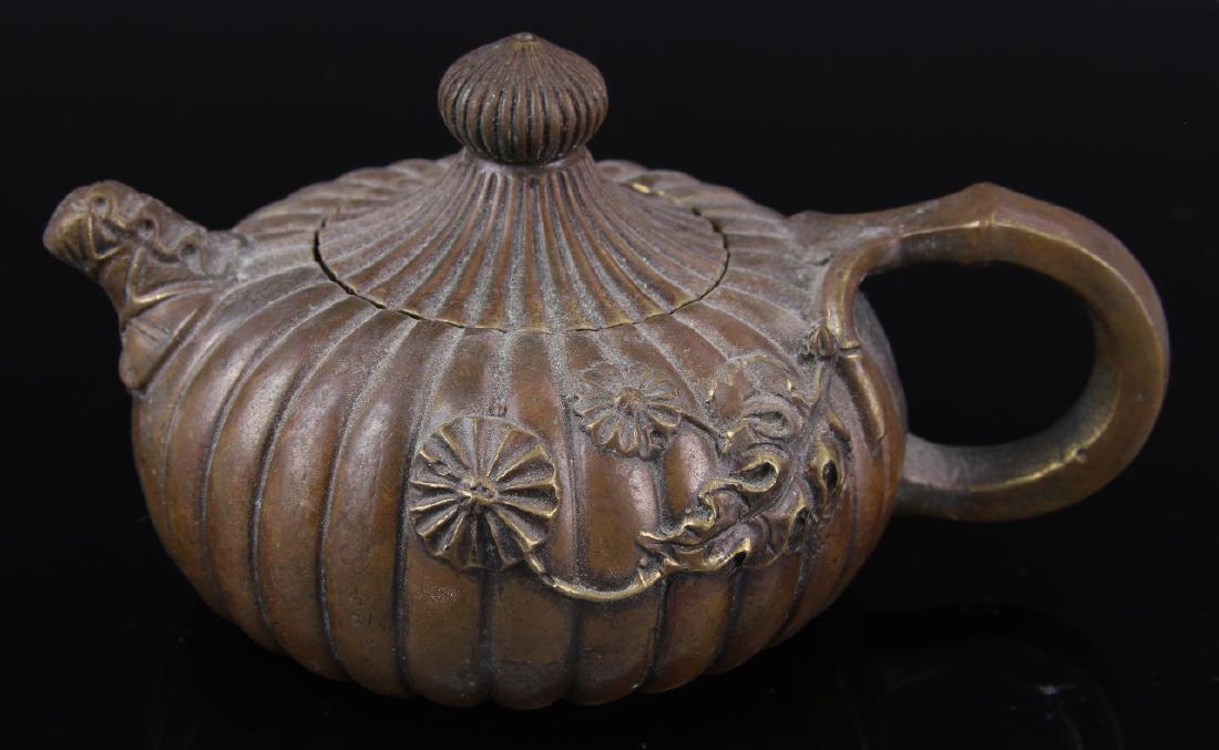 Chinese Bronze Teapot (1 of 3)