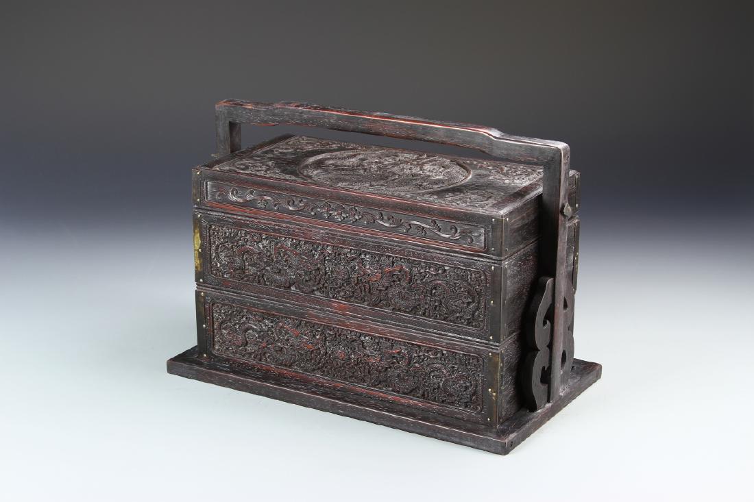 Chinese Hardwood Lunchbox (1 of 6)