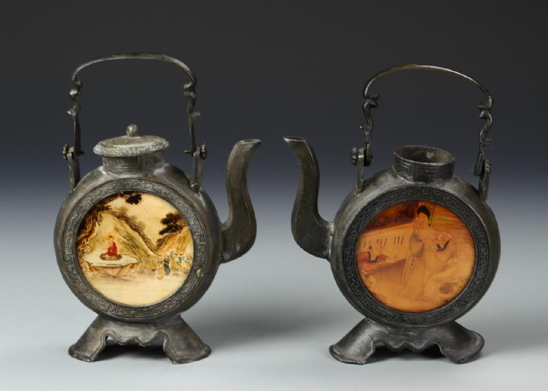 Two Chinese Metal Teapot (1 of 3)
